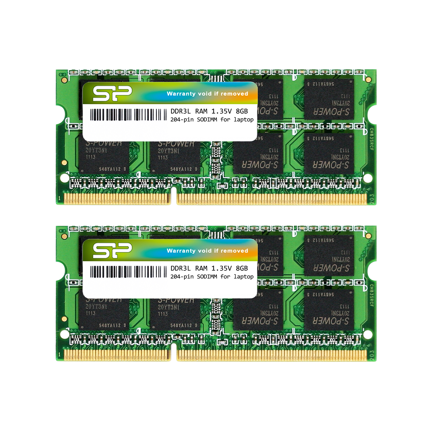 Silicon Power DDR3L 16GB(8GBx2) 1600MT/s (PC3L-12800) 1.35V Laptop SODIMM