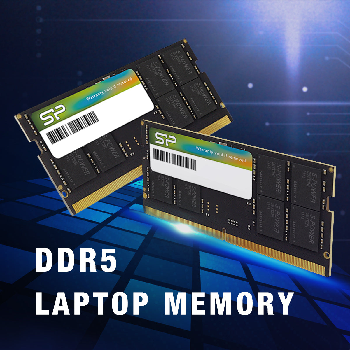 Silicon Power DDR5 5600MT/s (PC5-44800) 16GB-32GB Single Pack CL46 1.1V SODIMM Non-ECC Laptop SODIMM