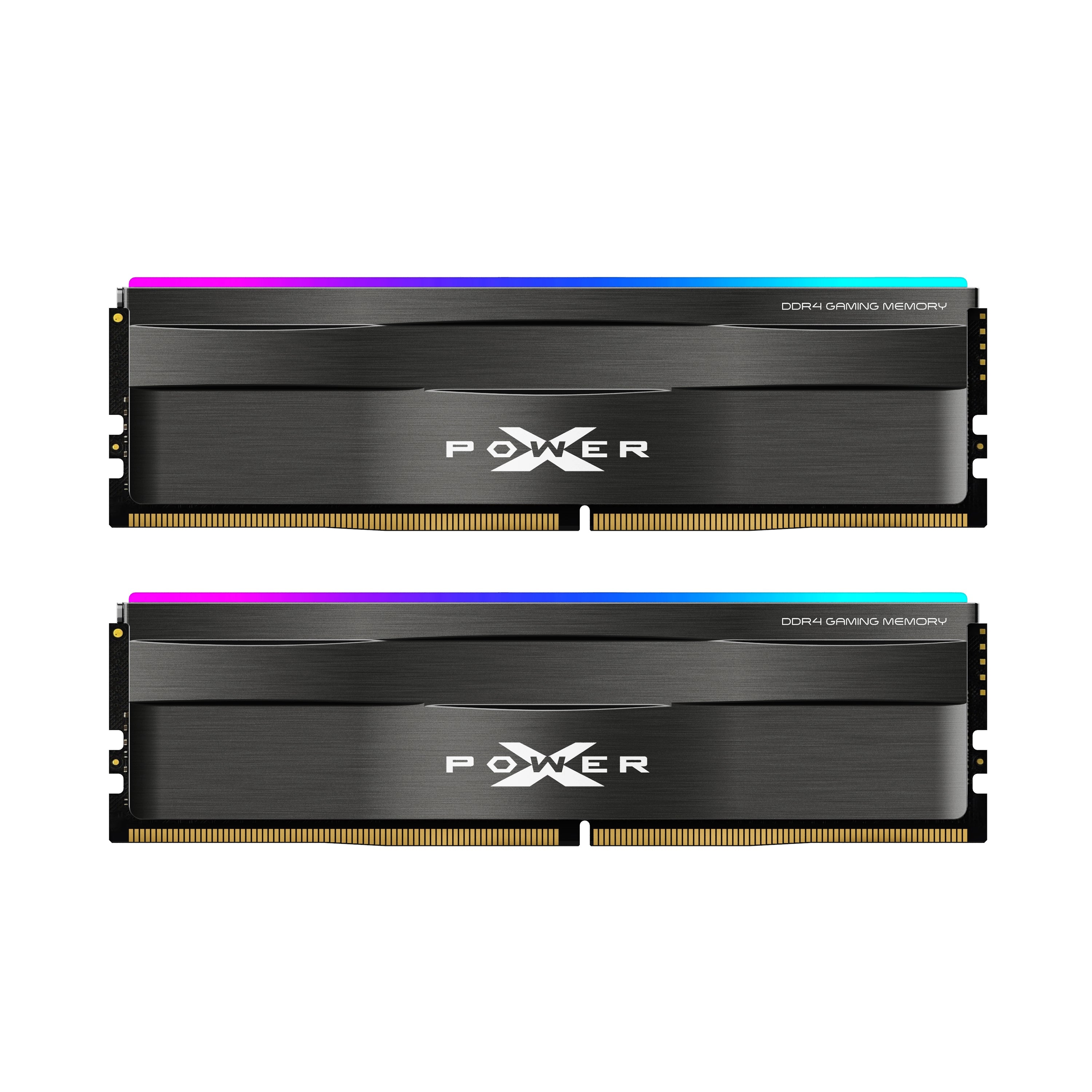 Silicon Power Zenith RGB Gaming DDR4 3600MT/s (PC4 28800) 16GB(8GBx2)-32GB(16GBx2) Dual Pack 1.35V Desktop Unbuffered DIMM