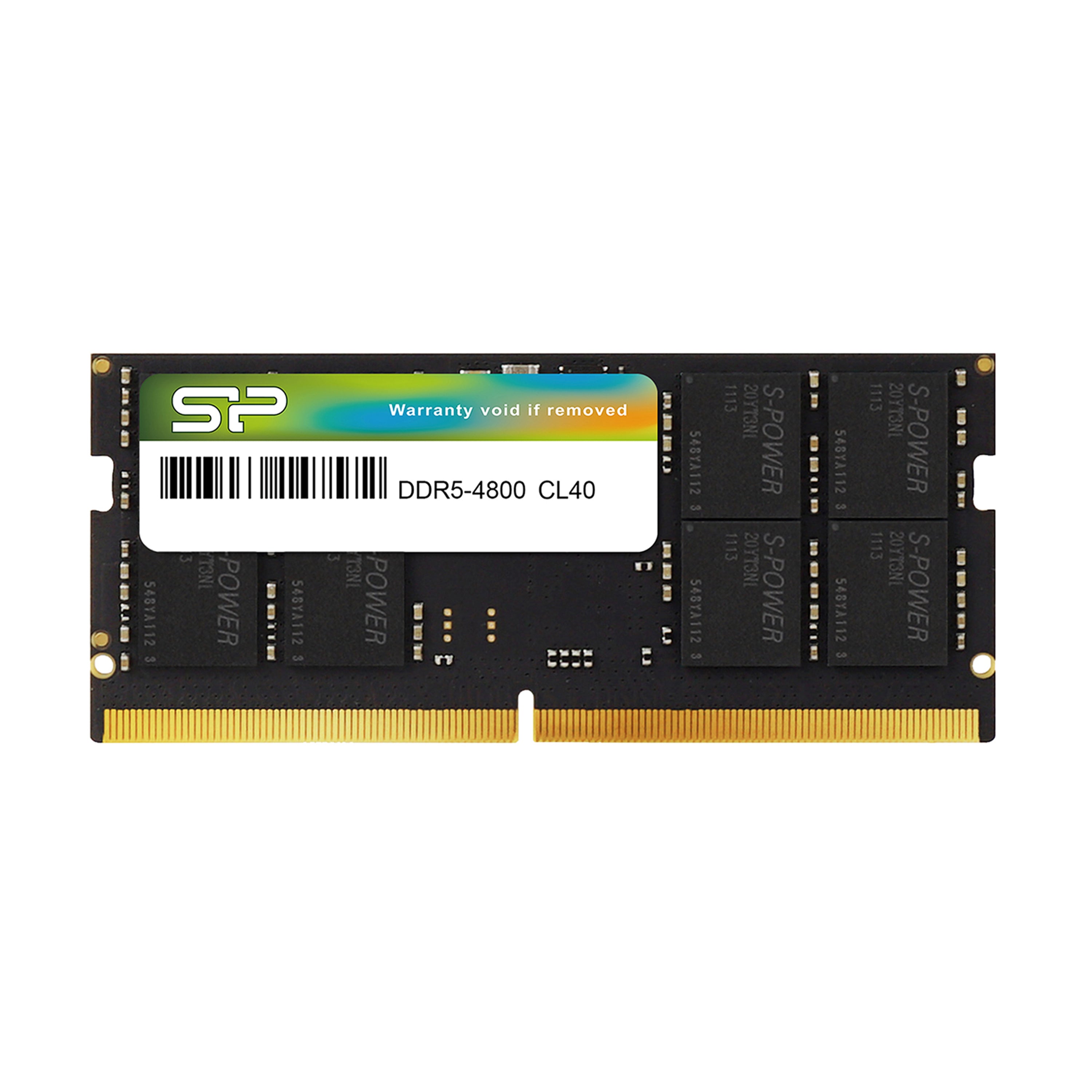 Silicon Power DDR5 4800MT/s (PC5-38400) 16GB-32GB Single Pack 1.1V Laptop SODIMM