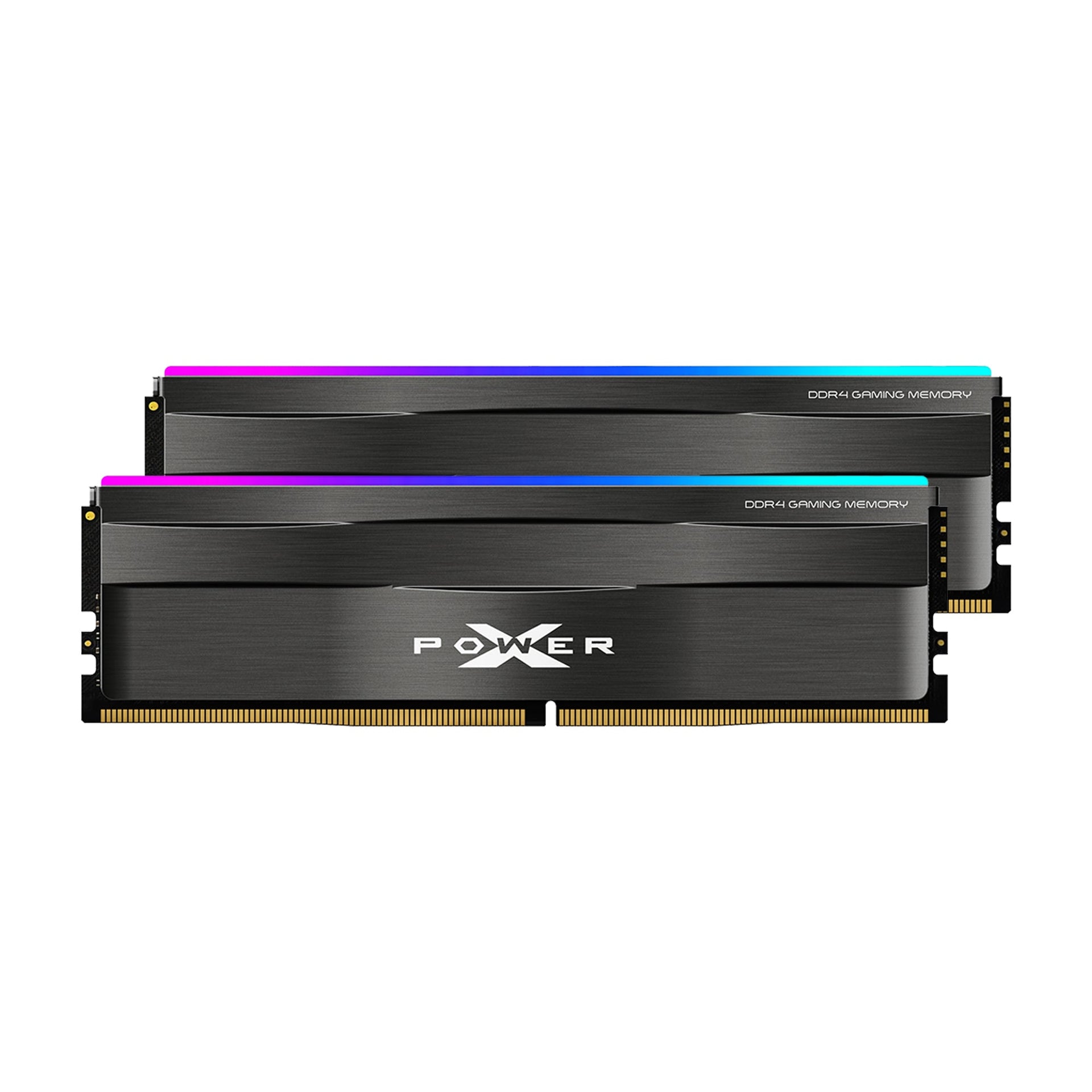 Silicon Power Zenith RGB Gaming DDR4 3600MT/s (PC4 28800) 16GB(8GBx2)-32GB(16GBx2) Dual Pack 1.35V Desktop Unbuffered DIMM