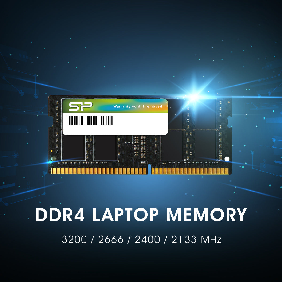 Silicon Power DDR4 2666MT/s (PC4-21300) 8GB-32GB Single Pack 1.2V Laptop SODIMM