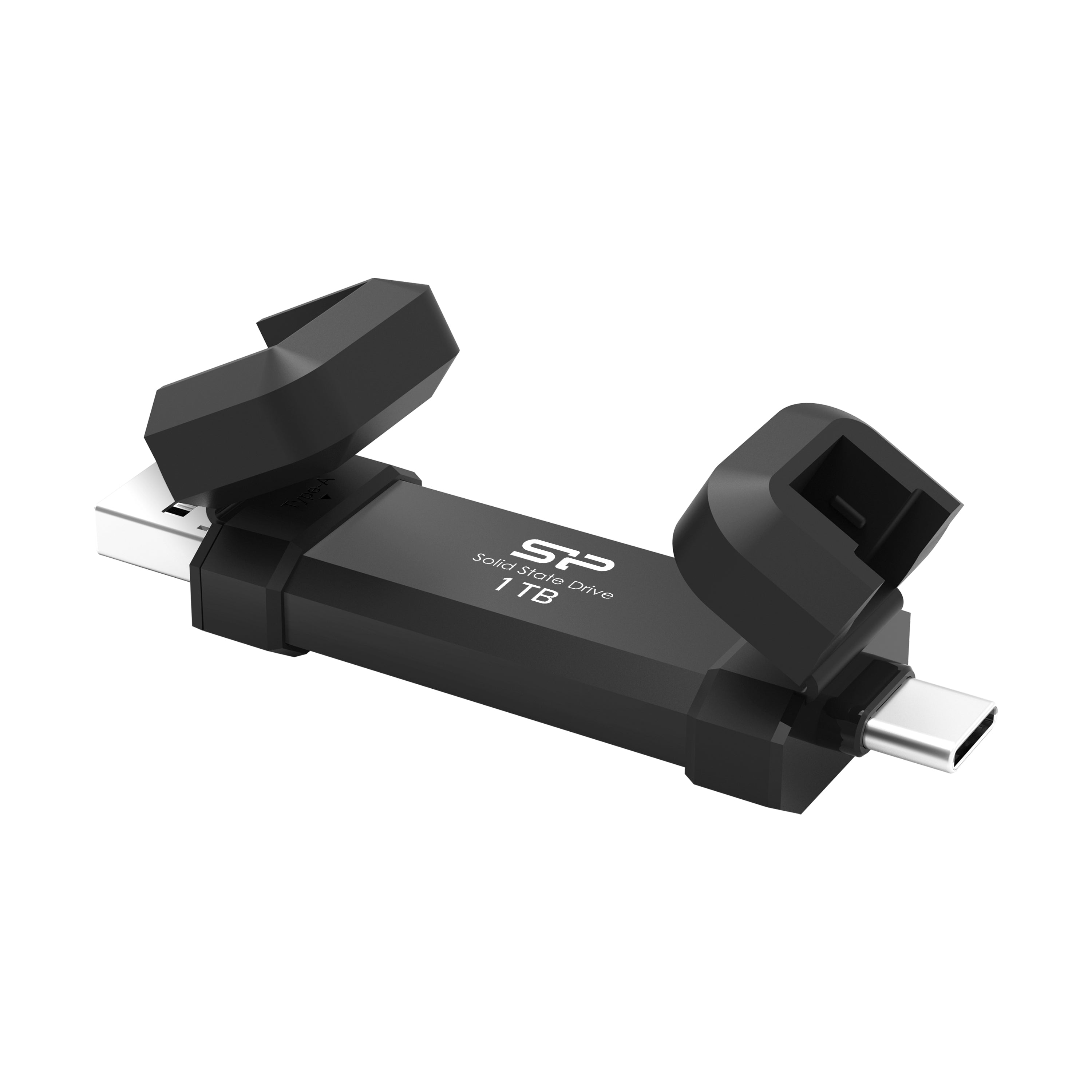 Silicon Power 250GB-2TB DS72 Dual USB-C/USB-A 3.2 Gen 2 Portable External SSD, Steam Deck and iPhone 15 Pro